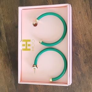 New in Box Hoo Hoops - Kelly Green